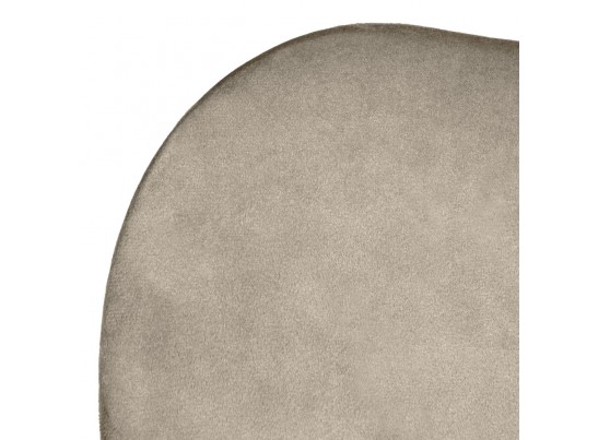 Стул Seven Style латте велюр с чёрными ножками в Ростове-на-Дону