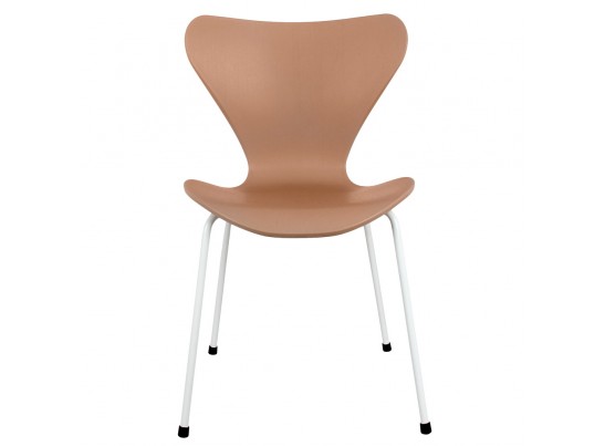 Стул Seven пудровый с белыми ножками в Ростове-на-Дону