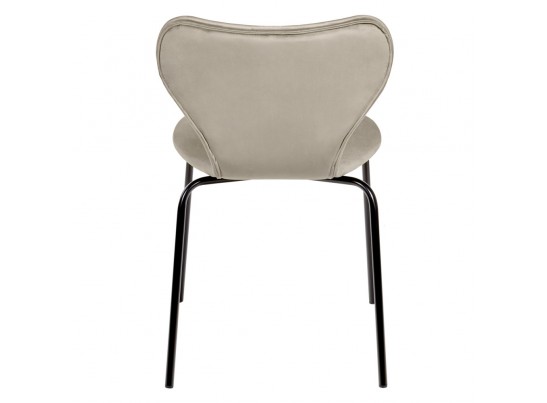 Стул Seven Style латте велюр с чёрными ножками в Ростове-на-Дону
