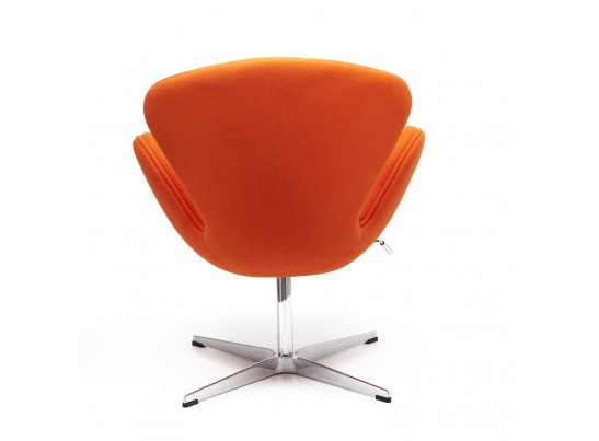 Кресло SWAN CHAIR оранжевый, кашемир в Ростове-на-Дону