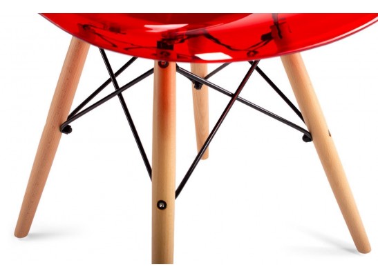 Стул Eames прозрачный красный в Ростове-на-Дону