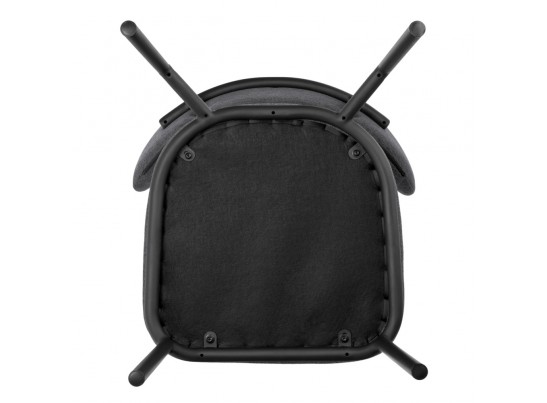 Стул Lucas 2 серый шенилл с чёрными ножками в Ростове-на-Дону