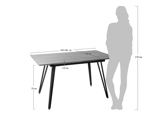 Стол Avanti new раскладной 140-180см дуб в Ростове-на-Дону