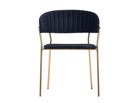 Стул Turin чёрный с золотыми ножками в Ростове-на-Дону