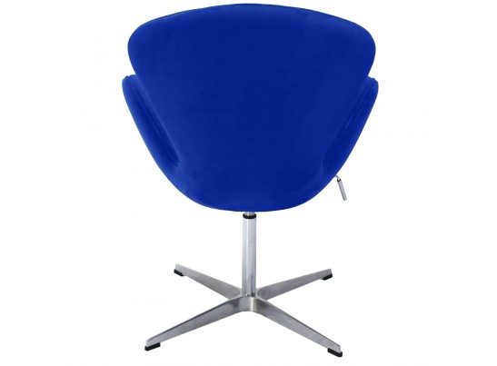Кресло SWAN CHAIR синий, искусственная замша в Ростове-на-Дону