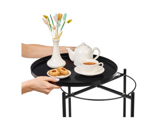 Кофейный столик Moon диам.45x51см, чёрный в Ростове-на-Дону