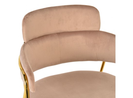 Стул Napoli латте с золотыми ножками в Ростове-на-Дону