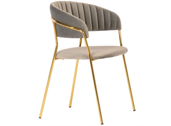 Комплект из 2-х стульев Turin латте с золотыми ножками в Ростове-на-Дону
