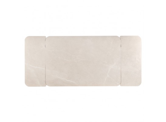 Стол Vito раскладной 120-184x80x75см, керамогранит бежевый, чёрный в Ростове-на-Дону