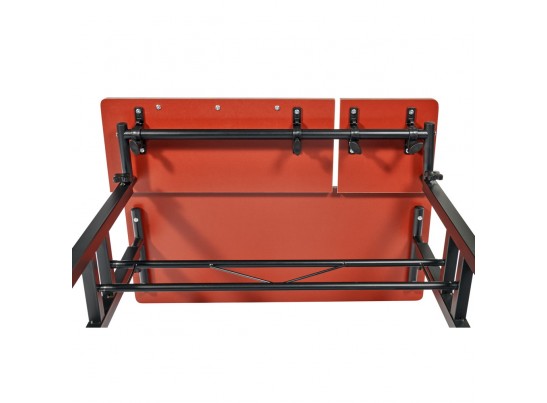 Стол многофункциональный Shuttle 80х58х80-130см, темное дерево, чёрный в Ростове-на-Дону