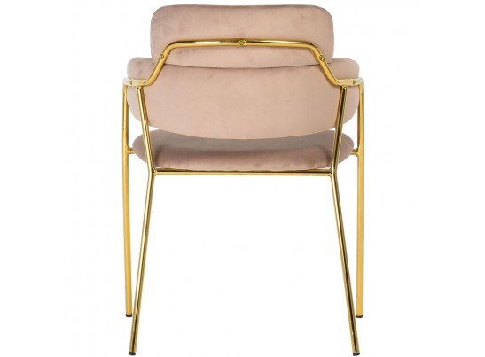 Стул Napoli латте с золотыми ножками в Ростове-на-Дону