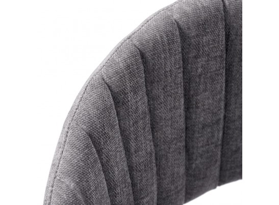 Стул Turin серый вельвет с чёрными ножками в Ростове-на-Дону