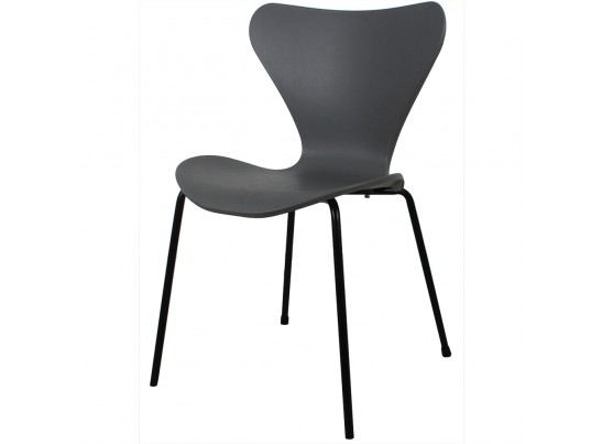 Стул Seven серый с чёрными ножками в Ростове-на-Дону