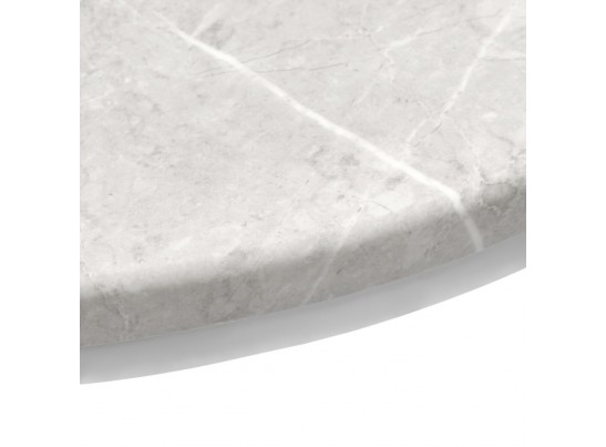 Набор кофейных столиков Tango бежевый мрамор с белыми ножками, 2шт в Ростове-на-Дону