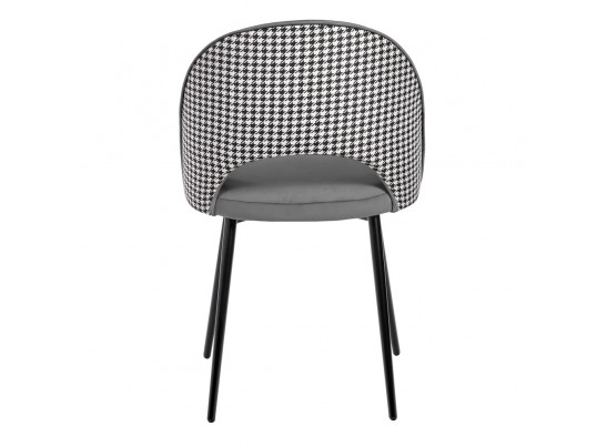 Стул Leo тёмно-серый с жаккардом в Ростове-на-Дону