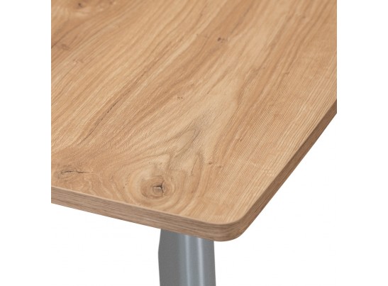 Стол Oslo раскладной 100-130x80x76см, Дуб Навара, серый в Ростове-на-Дону