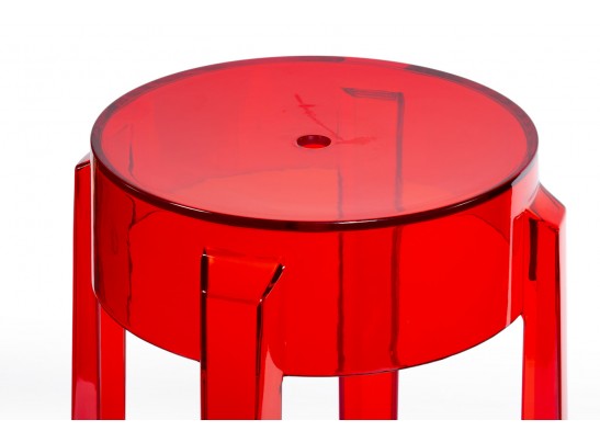 Стул барный Charles Ghost красный в Ростове-на-Дону