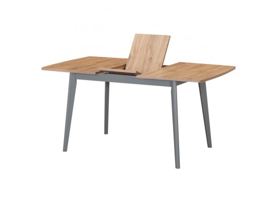 Стол Oslo раскладной 100-130x80x76см, Дуб Навара, серый в Ростове-на-Дону