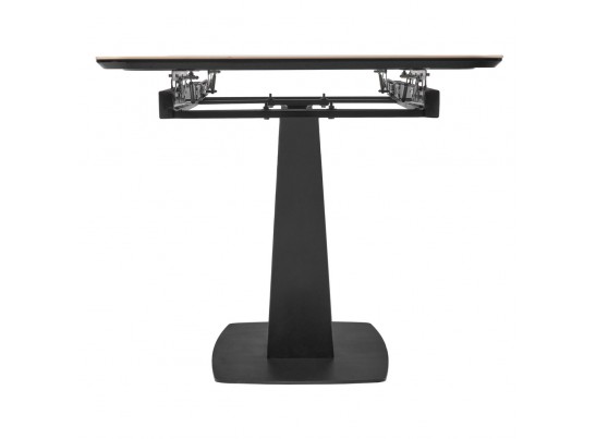 Стол Vito раскладной 120-184x80x75см, керамогранит бежевый, чёрный в Ростове-на-Дону