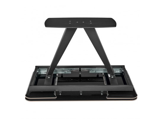 Стол Vito раскладной 120-184x80x75см, керамогранит бежевый, чёрный в Ростове-на-Дону