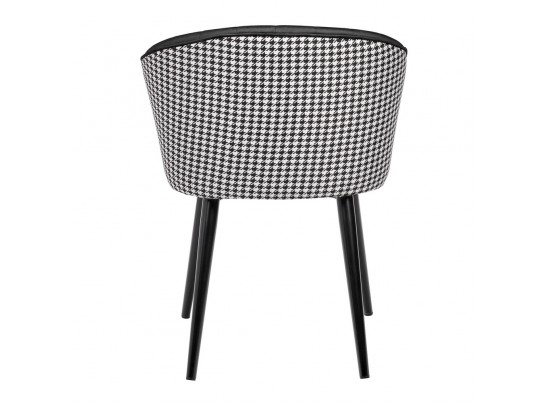 Стул Paola чёрный с жаккардом в Ростове-на-Дону