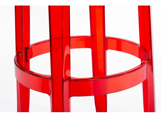 Стул барный Charles Ghost красный в Ростове-на-Дону