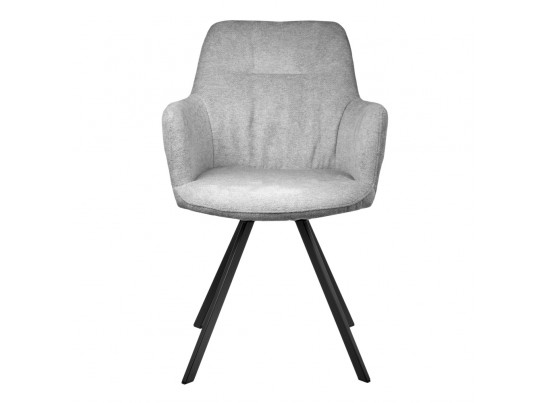 Комплект из 2-х стульев Grant серый шенилл на поворотном механизме в Ростове-на-Дону