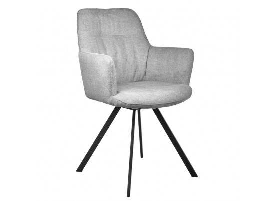 Комплект из 2-х стульев Grant серый шенилл на поворотном механизме в Ростове-на-Дону