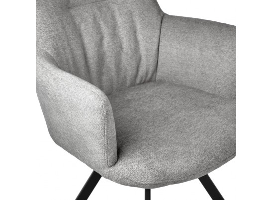 Комплект из 2-х стульев Grant серый шенилл на поворотном механизме в Ростове-на-Дону