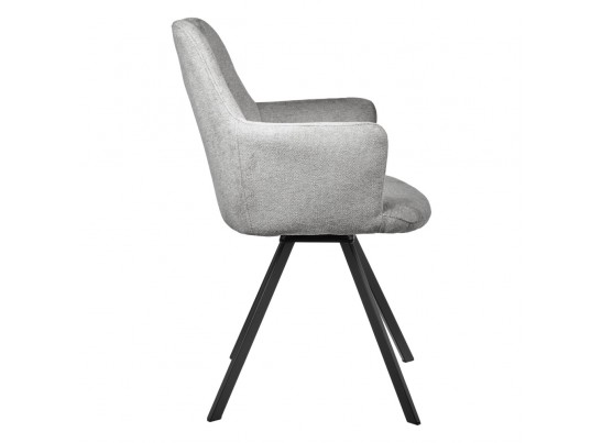 Комплект из 2-х стульев Grant серый шенилл на поворотном механизме в Ростове-на-Дону