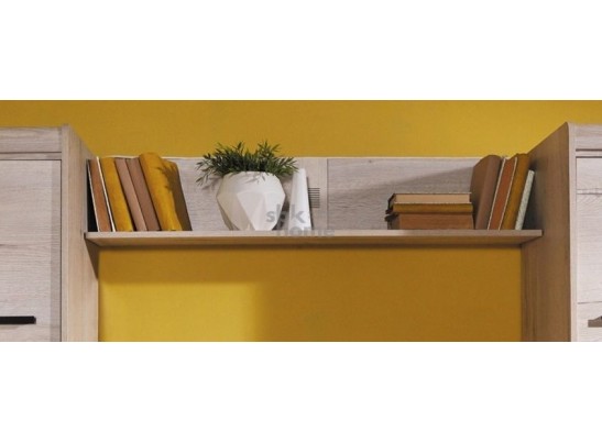 Полка М-6 навесная, Мале (1200*200*246) Дуб галифакс белый, 31205 в Ростове-на-Дону