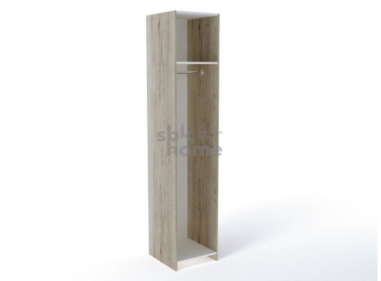 Шкаф 1-но дверный, Мале (466*544*2278) Дуб галифакс белый, 11210 в Ростове-на-Дону