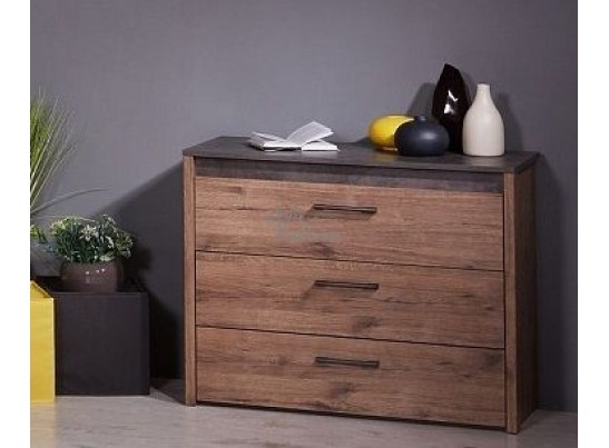 Комод малый NEW, Денвер (970*435*750) Дуб Веллингтон, 11815 в Ростове-на-Дону