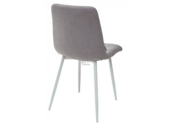 Стул UF860-08B серый/каркас белый, CHILLI (460*550*890) Серый, УТ-00003074 в Ростове-на-Дону
