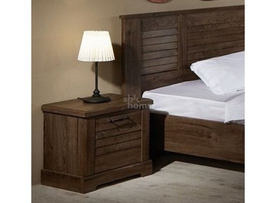 Тумба прикроватная, Кантри (512*408*484) Орех Риббек темный, 11306 в Ростове-на-Дону