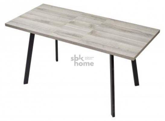 Стол Дуб Шерман серый/каркас черный, ФИН (1200*700*750), 925638 в Ростове-на-Дону