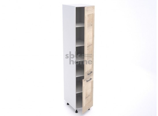 Пенал ПГ-40, Дублин (400*570*2166) Дуб галифакс белый, 21662 в Ростове-на-Дону