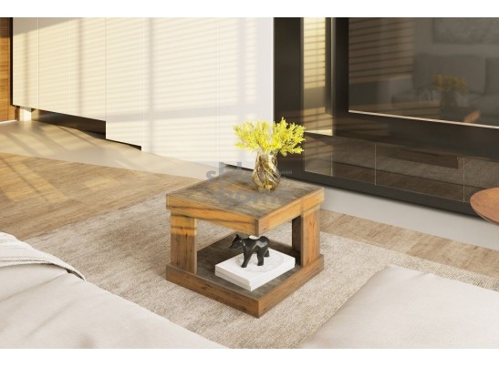 Стол журнальный, Лайт (602*602*450) Дуб Веллингтон, 60601 в Ростове-на-Дону