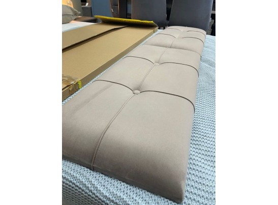 Мягкая вставка изголовья кровати Люкс 1800 светлая, Денвер (1760*365*60) Серый, 924156 в Ростове-на-Дону