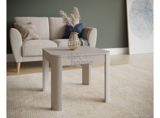 Стол журнальный, Квадро (550*550*450) Серый камень, 61001 в Ростове-на-Дону