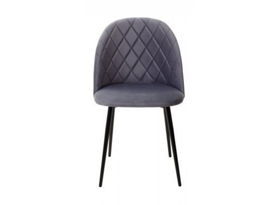 Стул серый AV 408/каркас черный, НИРВАНА (480*520*820), 4321 в Ростове-на-Дону