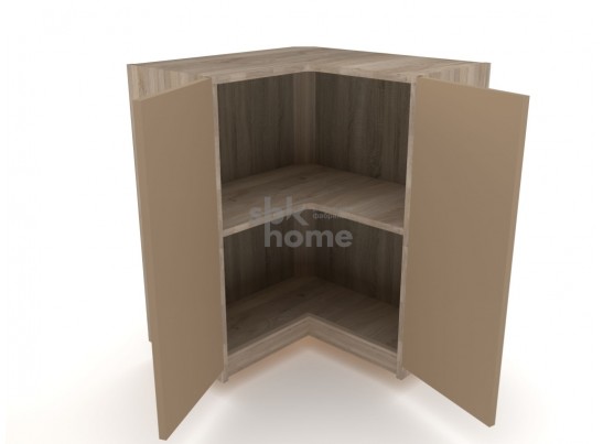 Шкаф угловой ШУГ-60, Оттава (600*600*720) Дуб Мария/Бежевый, 22235 в Ростове-на-Дону