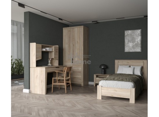 Кровать 900, Юта (1122*2130*1004) Дуб Мария, 12205 в Ростове-на-Дону