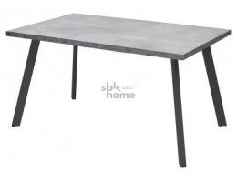 Стол BRICK M 120 Бетон Портленд/каркас белый (1200*850*750), УТ-00003619