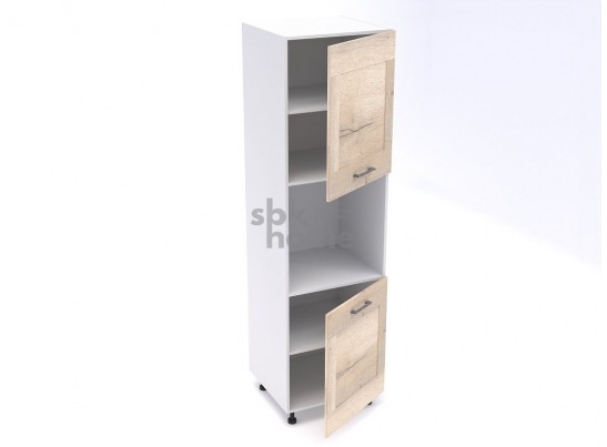 Пенал ПГ-60 под духовой шкаф, Дублин (600*570*2166) Дуб галифакс белый, 21663 в Ростове-на-Дону