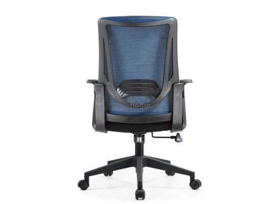 Кресло офисное,вращающееся LJ-2201В BLUE+BLACK (610*500*1070), LJ-2201В BLUE+BLACK ИМП в Ростове-на-Дону