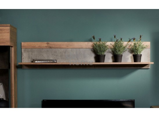 Полка Д-7 навесная, Денвер (1300*220*270) Дуб Веллингтон, 31410 в Ростове-на-Дону