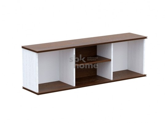 Шкаф-полка навесная, Кантри (1236*292*431) Сосна Андрерсен/Орех Риббек темный, 30907 в Ростове-на-Дону Шкаф-полка навесная, Кантри (1236*292*431) Сосна Андрерсен/Орех Риббек темный, 30907 в Ростове-на-Дону