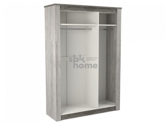 Шкаф 3-х дверный 2300, Денвер (1520*538*2300) Риббек серый, 11725 в Ростове-на-Дону