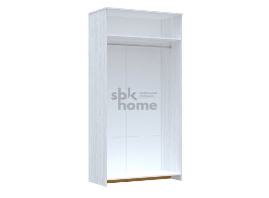 Шкаф для одежды 2-х дверный, Кантри (1124*556*2104) Сосна Андерсен, Орех Риббек натуральный, 31006 в Ростове-на-Дону